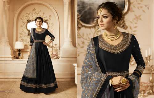 latest designer indian wedding wear anarkali suit