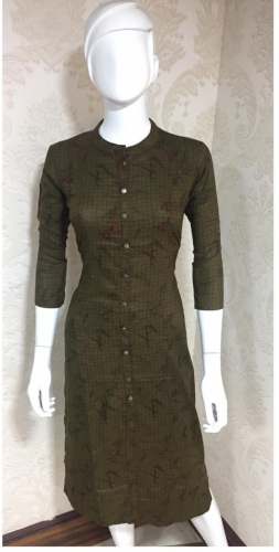 latest designer party wear reyon indian kurti