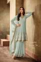 latest designer wedding and party wear salwar suit thumb 3