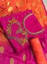 latest designer wedding & party wear salwar suit thumb 5