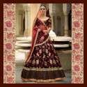 latest embroidery work design bridal lagenga choli