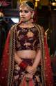 latest embroidery work design bridal lagenga choli thumb 4