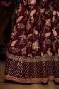 latest embroidery work design bridal lagenga choli thumb 6