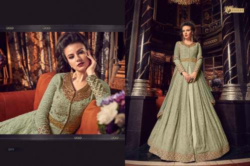 latest embroidery work designer wedding dress