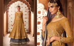 NEW DESIGNER INDIAN WEDDING WEAR ANARKALI DRESS