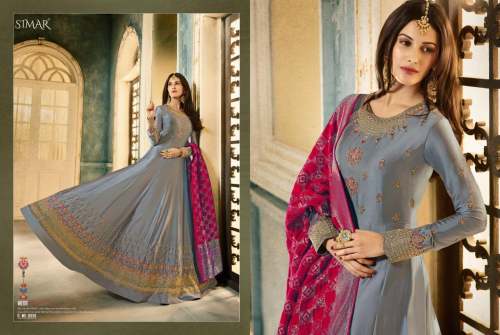 new designer wedding wear multi colour dress
