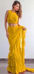 new designer wedding wear party wear saree