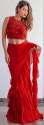 new designer wedding wear party wear saree thumb 1