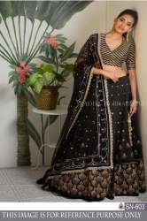 NEW DESIGNER WEDDING WEAR TAPETASILK LEHENGA CHOLI