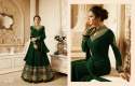 new designer weeding and party wear anarkali dress thumb 2