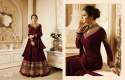 new designer weeding and party wear anarkali dress thumb 4