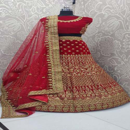 new embroidery work bridal wear lahenga choli