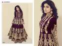 new  embroidery work designer anarkali dress thumb 3