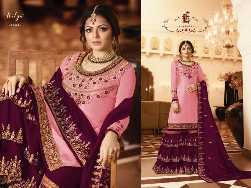new latest designer wedding wear plazzo