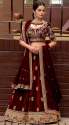 Unique Designer Velvet Wedding Special Lehenga thumb 1