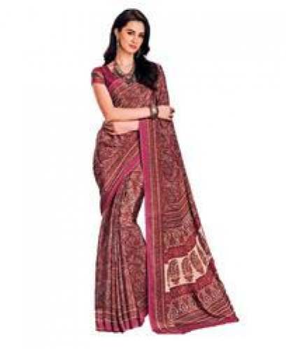 Crepe Silk Saree by Rividea Chiffonier Private Limited