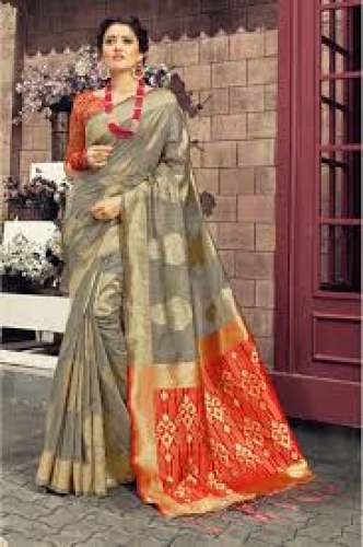 Linen Silk Saree