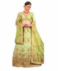 Printed Art Silk Lehenga