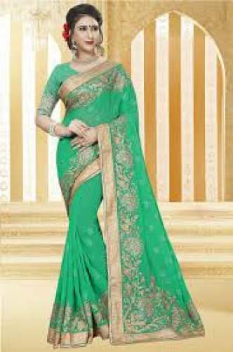 Transitional Georgette Saree