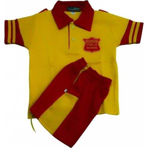 Yellow School Uniform Set