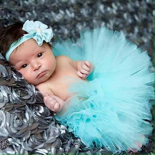 Aqua Infant Tutu Dress