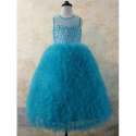 aqua-princess-feather-style-wedding-dress