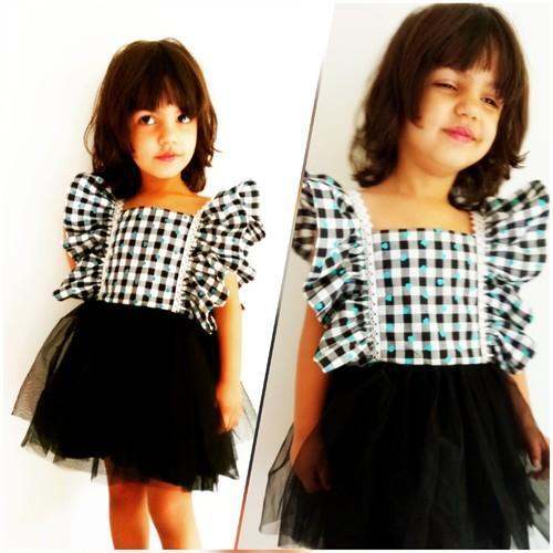 Check Fashion Dress