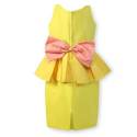 Flaming Peplum Bow Dress
