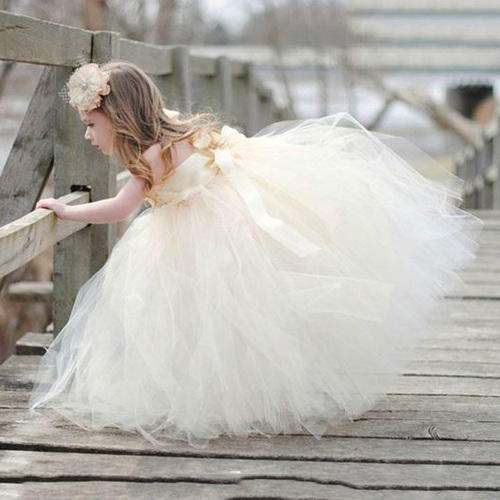 Kids Beige Beauty Lily Dress