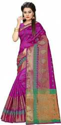 Buy Banarasi Silk Saree By MY CHOICE Brand