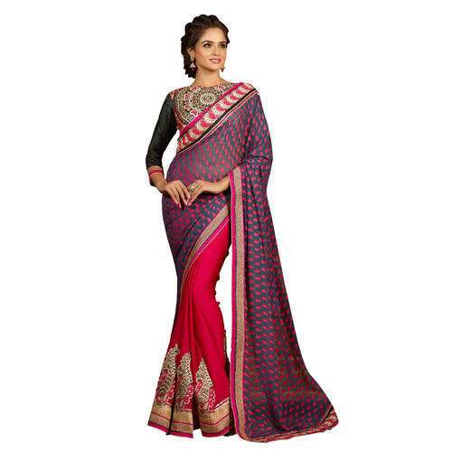 Fancy Embroidery  Ladies Sarees by Banjaran Sarees