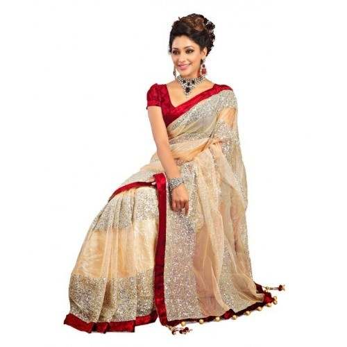 Ladies Designer Party Wear Saree 