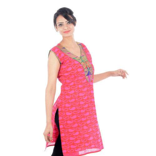 Ladies  Fancy Cotton Kurti by Banjaran Sarees