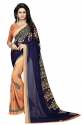 Buy Trendy Georgette Sari By Shree Rajlaxmi Sarees thumb 5