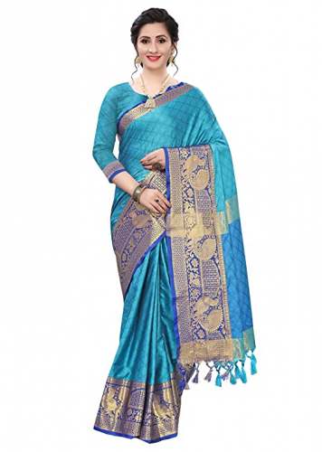 Get kanchipuram Silk Sari By Shree Rajlaxmi Sarees