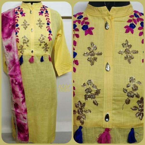 Designer Kurti Embroidered