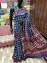 Ajrakh Print Mulmul Cotton Saree for Ladies