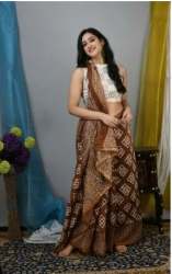 Printed Chanderi Cotton Silk Saree