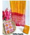 Printed Cotton Suit With Chiffon Dupatta thumb 1