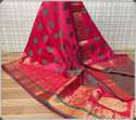 Buy Maheshwari Cotton Silk Saree For Women thumb 1
