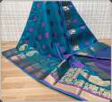Buy Maheshwari Cotton Silk Saree For Women thumb 2