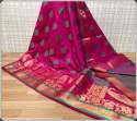 Buy Maheshwari Cotton Silk Saree For Women thumb 3