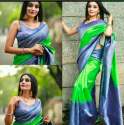 Get Idol Ganesh Silk duphion Saree For Women thumb 16