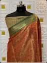 New Collection Kanchi Pattu Silk Saree  thumb 11