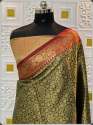 New Collection Kanchi Pattu Silk Saree  thumb 9