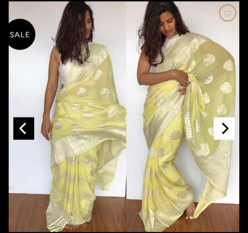 New Collection Katan Georgette Dyeable Saree