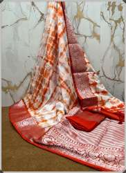 New Katan Georgette Soft Silk Saree