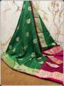 Party Wear Semi Linen Silk Saree For Women thumb 4