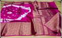 Party Wear Semi Silk Chunri Dai Saree At Wholesale thumb 5