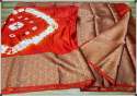 Party Wear Semi Silk Chunri Dai Saree At Wholesale thumb 6